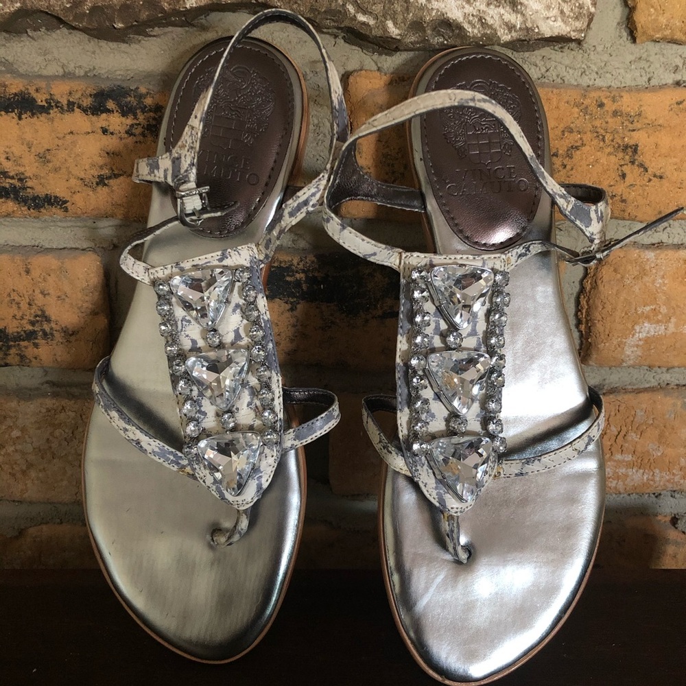 Vince Camuto fabulous snake bejeweled sandals